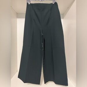 Zara Dark Green Wide Leg Pants